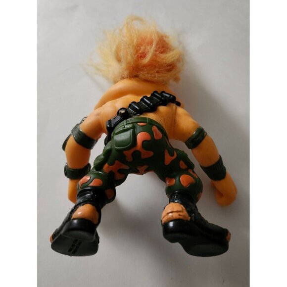 Battle Trolls Sergeant Troll Military Soldier 5" Hasbro 1992 Troll doll RARE - Picture 3 of 4